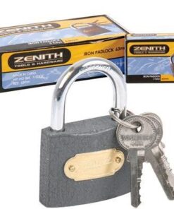 Bulk Pack 5x Padlock Zenith Iron 63mm Boxed Pack of 6