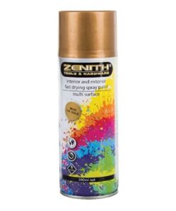 Bulk Pack 5x Spray-Paint Zenith 300ml Net Gold