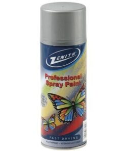 Bulk Pack 5x Spray-Paint Zenith 300ml Net Hammer-Silver