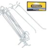 Bulk Pack of 3x Pegboard Single Prong Hooks