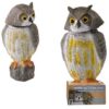 Bulk Pack x2 Plastic Wind Owl Action Ornament - 40cm