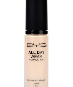 BYS Cosmetics All Day Wear Foundation - 1 Ivory