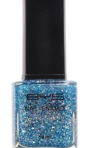 BYS Cosmetics Nail Enamel Diamond Glitter - Aquamarine