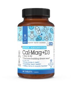 CalMag with Vitamin D3, Zinc & Vitamin K2 (MK7) Supplement 60 Tablets