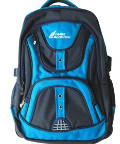 Camel Mountain Laptop Backpack - Blue