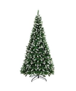 Canadian Fir Full Pop-up Christmas Tree Snow White Tips - 210 cm