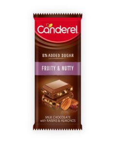 Canderel Chocolate Slab - Fruity & Nutty - 100g