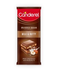 Canderel Chocolate Slab - Milk & Nutty - 100g