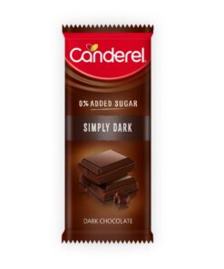 Canderel Dark Chocolate Slab - Simply Dark - 100g
