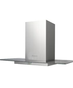 Candy CVM 970 LX 90cm Decorative Glass Chimney - Inox