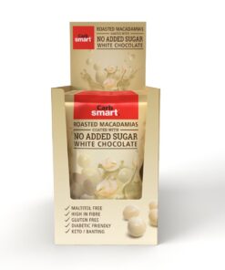 Carbsmart White Chocolate Coated Macadamias - 80g