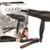 Carmen 1937 Studio Duo Hair Dryer & Straightener Black & Rose Gold