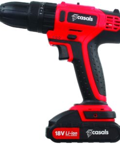 Casals - 18V Cordless Impact Drill With Li-Ion Battery and 13 Piece Set