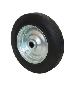 Caslad Nylon Brush Rubber Tyre Wheel - 350mm