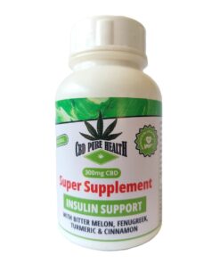 CBD 300mg Insulin Blood Sugar Support Supplement with Bitter Melon - 30