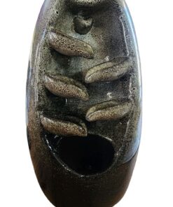 Ceramic Backflow Incense Burner - With 20 Incense Cones