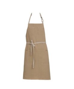 Chef Works Austin Bib Apron - Natural