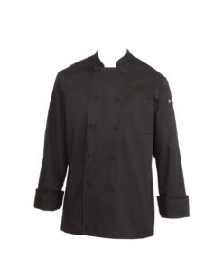 Chef Works - Calgary Cool Vent Chef Coat - Black - XL