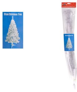 Christmas Tree: White - 91cm (80 Tips)