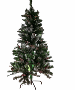 Christmas Tree with Berries & Pine Cones