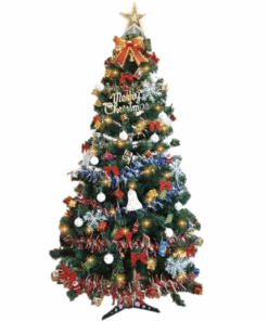 Christmas Tree with Lights & Decor (150cm)