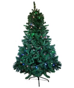 Christmas Tree with Removable LED Color lights - Decorate yourself 210cm