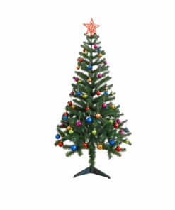 Christmas Tree with Star and Bauble 1,5 m
