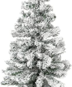 Christmas Trees With White Snow 60 Tips - 60cm