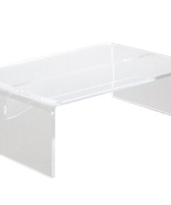 Clear Acrylic 100mm Monitor Lift Screen Stand