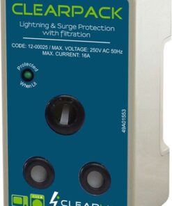 Clearline Clearpack Lightning & Surge Protector with Filtration