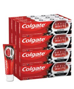 Colgate Optic White Charcoal, Whitening Toothpaste - 12 X 75ml