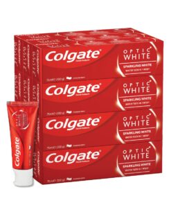 Colgate Optic White Sparkling White, Toothpaste - 12 X 75ml