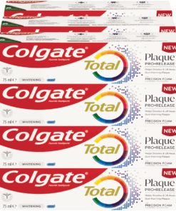 Colgate Total 12 Plaque Release Whitening Toothpaste - 12 x 75ml