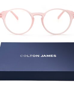 Colton James Unisex TR90 Blue Light Blocking Glasses - Camden Matte Pink