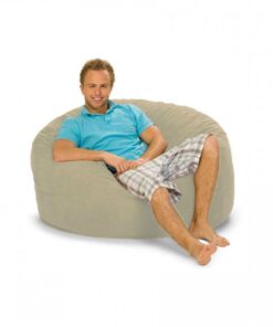 Comfyzak 100cm Beanbag - Vanilla Suede