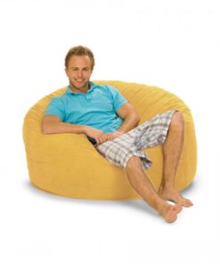 Comfyzak 100cm Beanbag - Wheat Suede