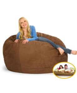 Comfyzak 120cm Beanbag - Timber Suede