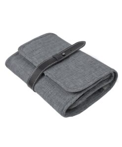 Compact Travel Cable Organizer Portable Electronics Accessories Bag-Grey
