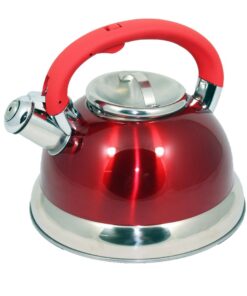 Condere 3 Litre Whistling Kettle - Red