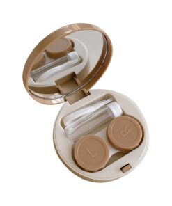 Contact Lens Case with Accessories - Khaki