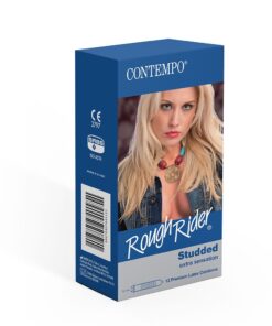 Contempo Rough Rider Studded Condoms 12s