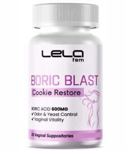 Cookie Restore Boric Acid Vaginal Suppositories, Medical Grade