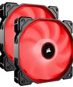 Corsair AF140 LED (2018) 140mm 2 Fan Pack - Red