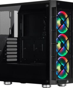 Corsair iCue 465X RGB Mid-Tower ATX Smart Case - Black