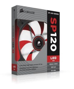 Corsair SP120 Air High Static Pressure 120mm Fan - Red