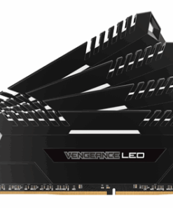 Corsair Vengeance Led (White Led)-Black, 16GBx4 Quad Kit, DDR4-3000