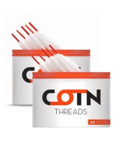 COTN Pre-cut Thread Vape Cotton - 40 Pieces Value Bundle