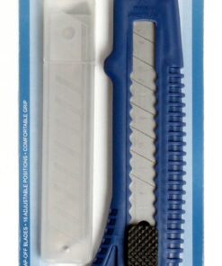 Craft Knife + 5 Blades  -Snap Off 18Mm