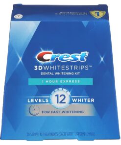 Crest 3D Whitestrips, 1 Hour Express Teeth Whitening Kit - 20 Strips