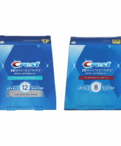 Crest Combo - 3D Glamorous White (28 Strips) & 1 Hour Express Kit (20 Strips)